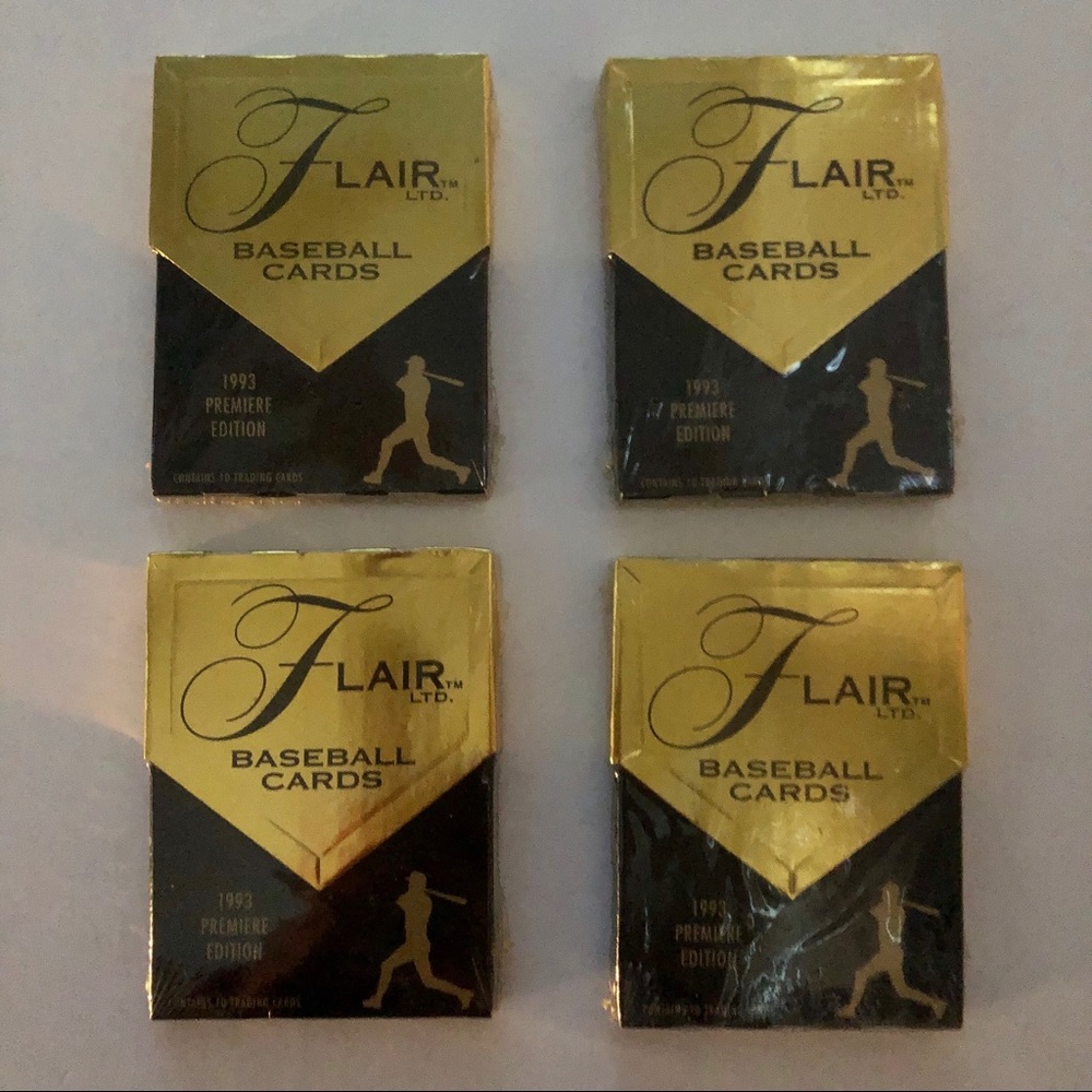 1993 Flair Premiere Edition Baseball Cards